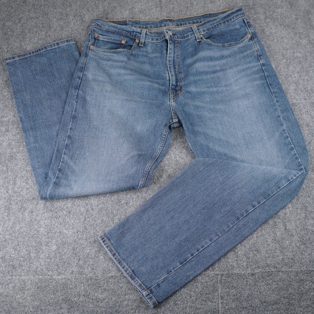 Levi's 505 Regular Fit‎ Jeans Men 38x32 Blue Straight Leg Denim 00505-2177